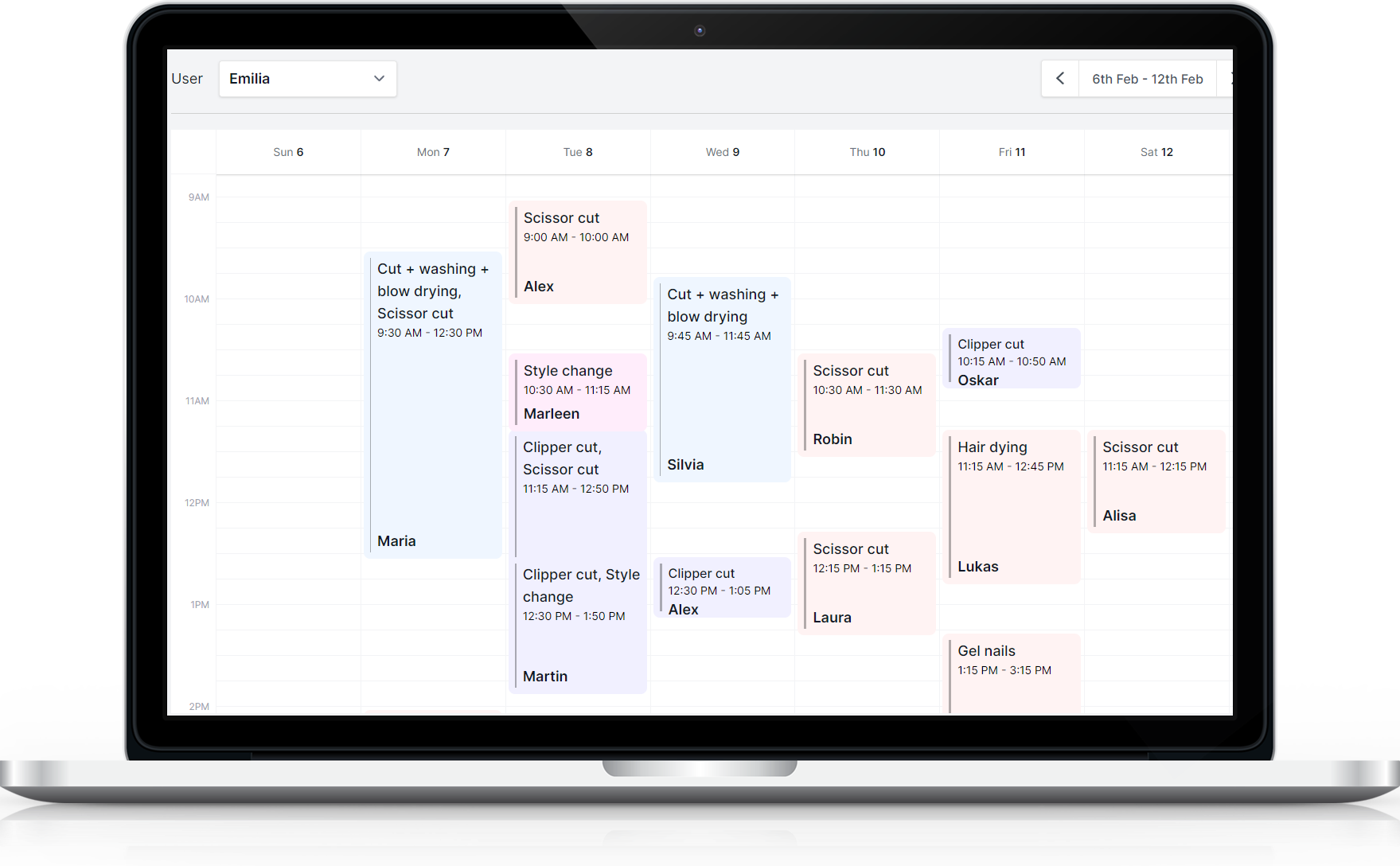 Inbox user interface